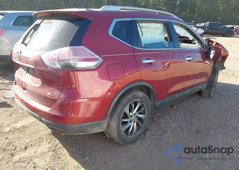 2015 Nissan Rogue Sl из США, поврежденный, VIN 5N1AT2MT5FC775196